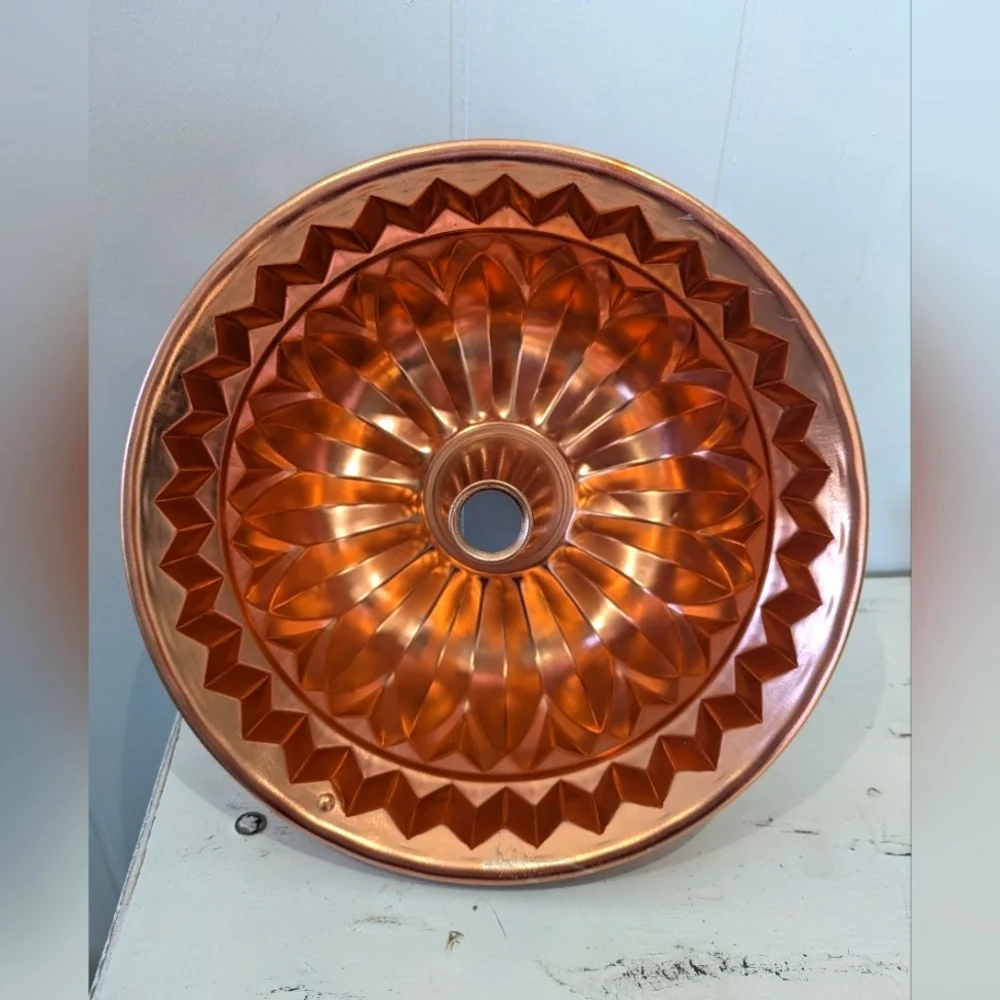 Copper Cake Molds Set of‎ 2 Jello Mold Vintage Farmhouse Country Decor